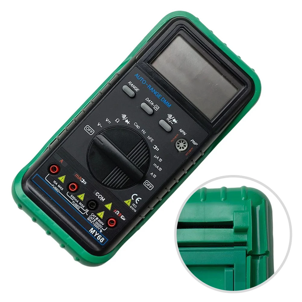 

Цифровой мультиметр MY68 для полевых и лабораторных работ: измерение напряжения, тока, сопротивления, емкости, частоты с ЖК-дисплеем