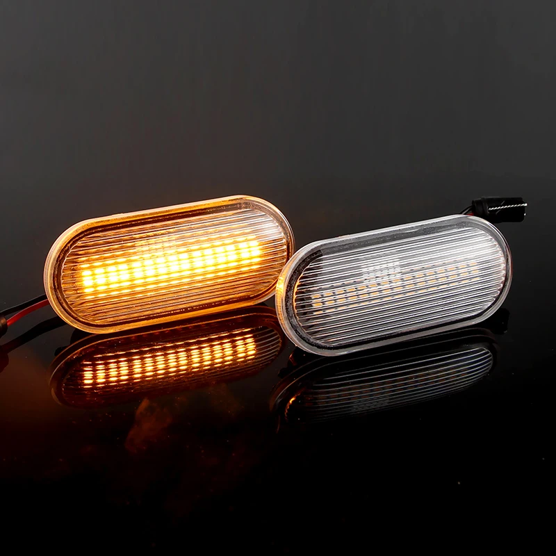 

2PCS for Ford Fiesta 2002-up C-Max 2007-up Focus MK2 2004-2007 Galaxy LED Dynamic Side Marker Light Turn Signal Indicator Lamp