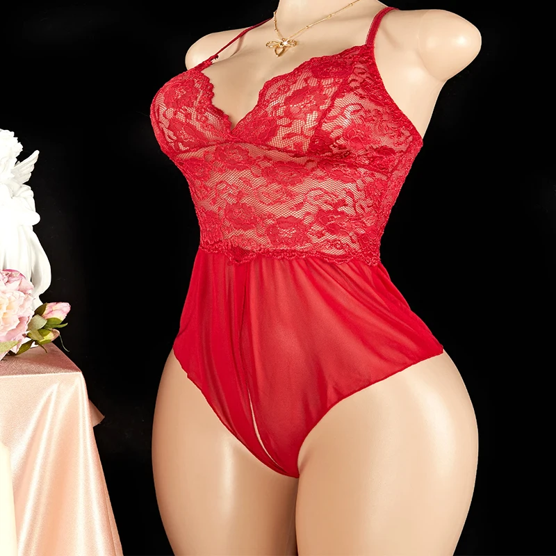 Sexy Bra & Brief Sets Lace Lingerie Woman Transparent Underwear Open Crotch Brief Sets Delicate Bra Push Up Bodysuits Thin Bras
