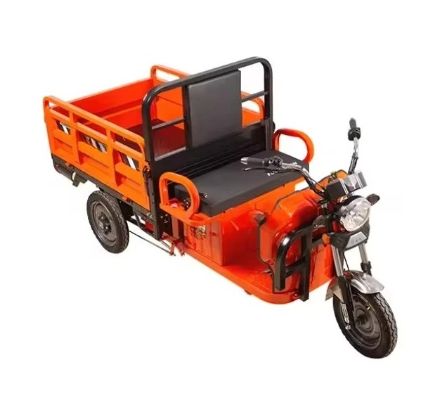 QQA Low-cost heavy-duty electric three-wheeled freight truck | three-wheeled open-top freight truck with a payload of 300-400 kg