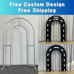 Aluminium Open Space Arch Stand, Sturdy and Durable for Wedding Photography, Birthday Parties, Baby Showers, 5x7.5ft