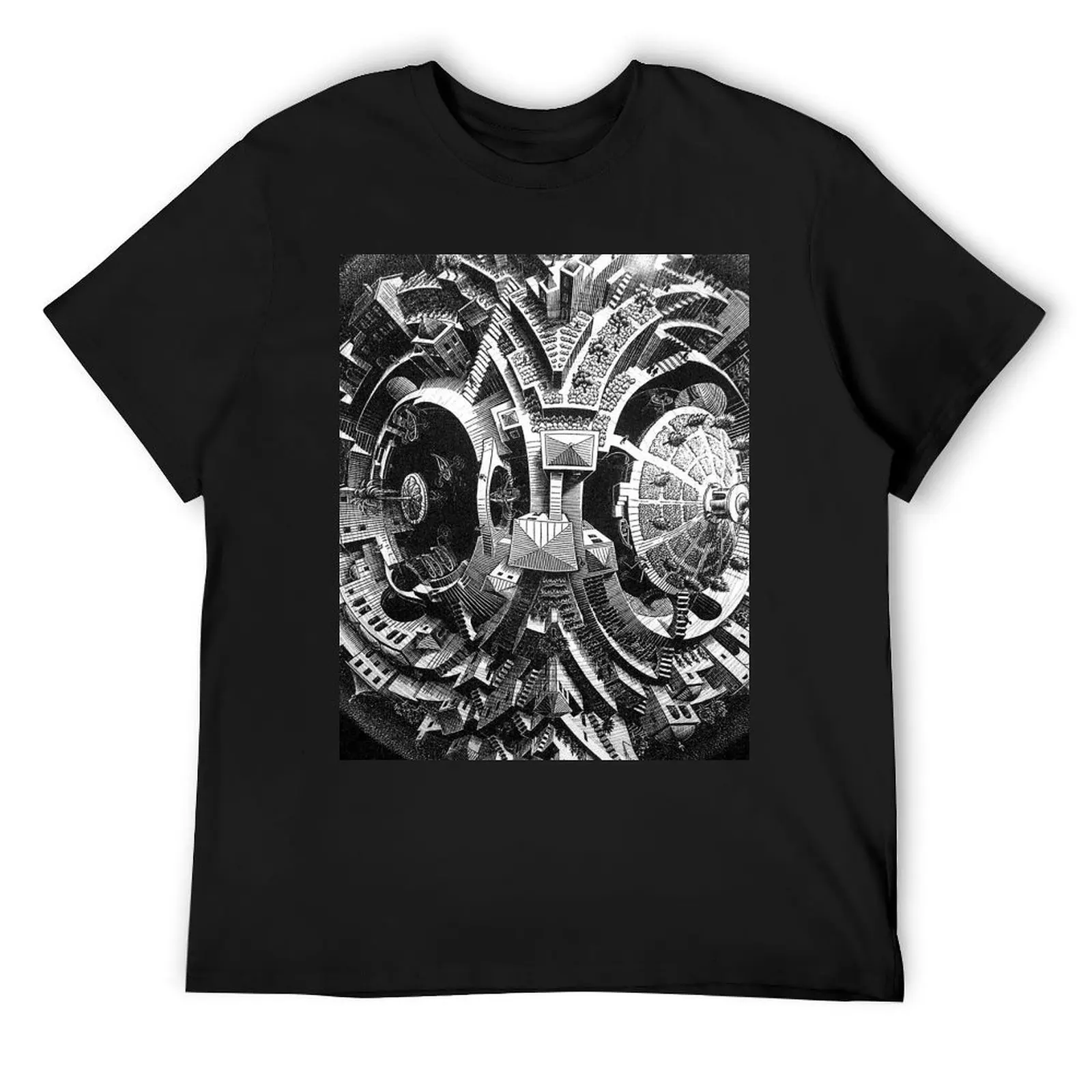 

M.C. Escher T-Shirt blanks street wear affliction shirts funny meme t-shirts men workout shirt