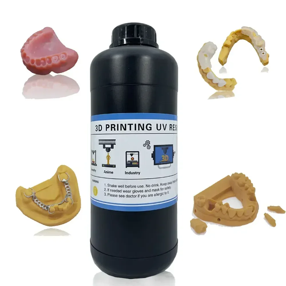 

High Precision Non-toxic Liquid Photopolymer Resins 3D Dentals Resins for DLP LCD Printer