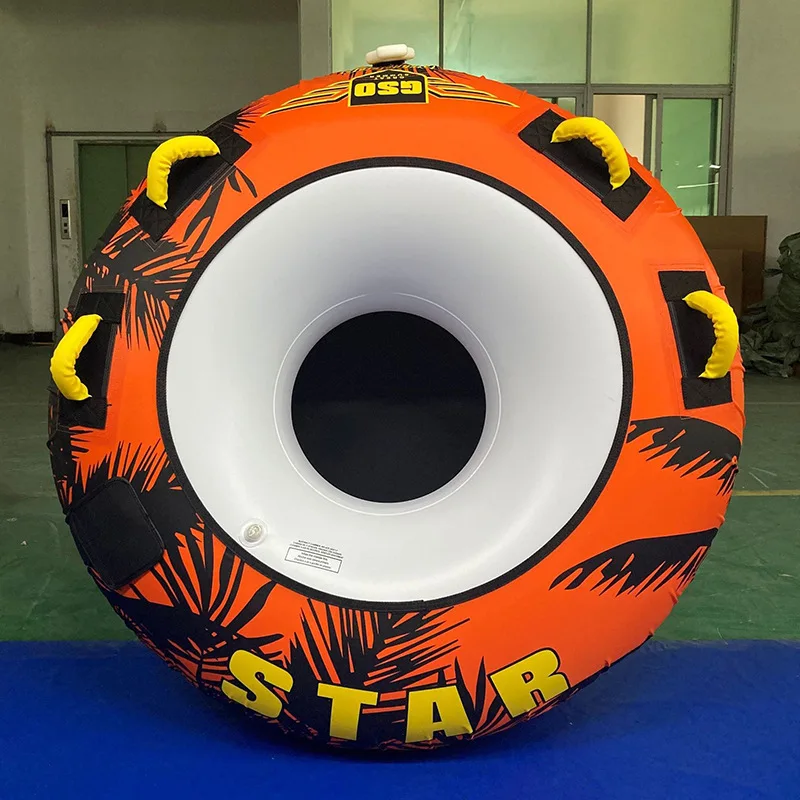 Water inflatable drag ring Water inflatable surfboard Motorboat Multi-person speedboat inflatable drag ring