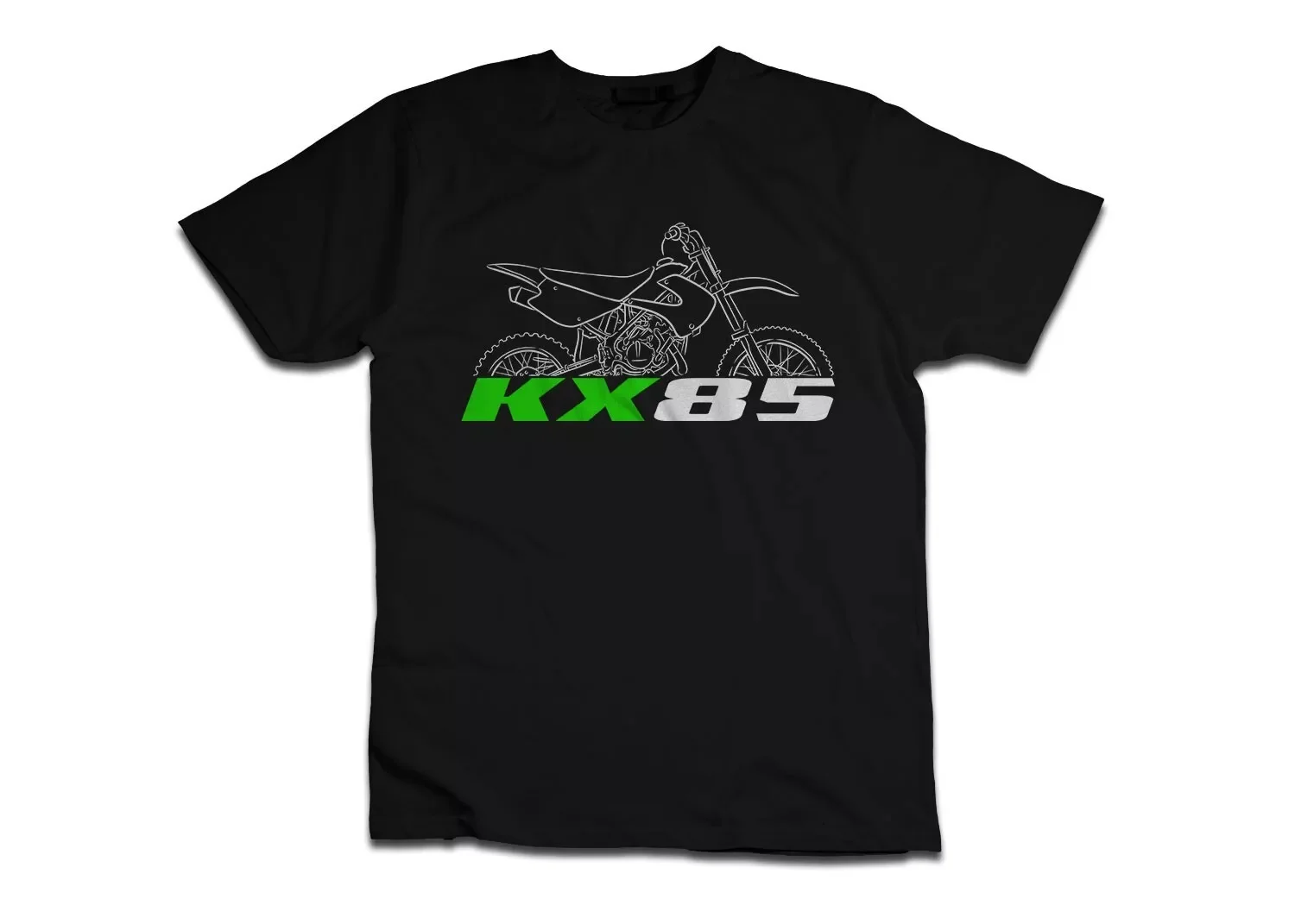 

2024 Men T Shirt Casual for new KX85 2001-2025 Fans - Motorcycle T-Shirt Graphic Summer Short Sleeves 100% Cotton S-3XL