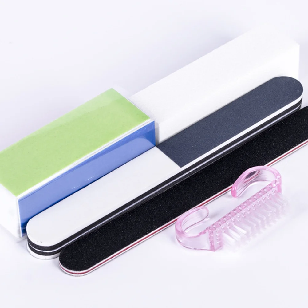 ชุดตะไบเล็บ 1 ชุด พร้อมแท่งขัดเงาและแท่งขัดทราย สำหรับทำเล็บมือและเล็บเท้าแบบมืออาชีพ ใช้ได้กับเล็บอะคริลิก เจล และเล็บธรรมชาติ