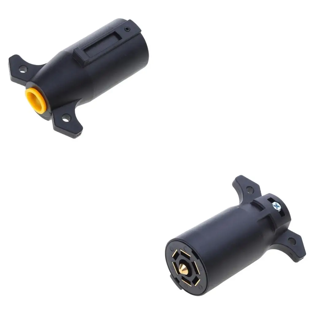 Car 7 Pin Trailer Wiring Adapter Connector Adapter Plug Caravans Trailer Adapter