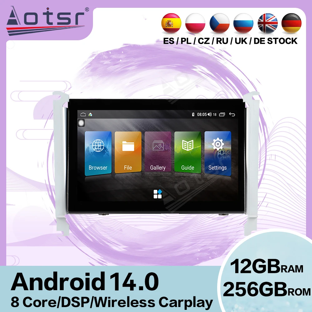 Pantalla táctil Android 14 Auto Multimedia Radio de coche para Jaguar XF 2012-2015 navegación GPS de coche Audio estéreo unidad principal Carplay