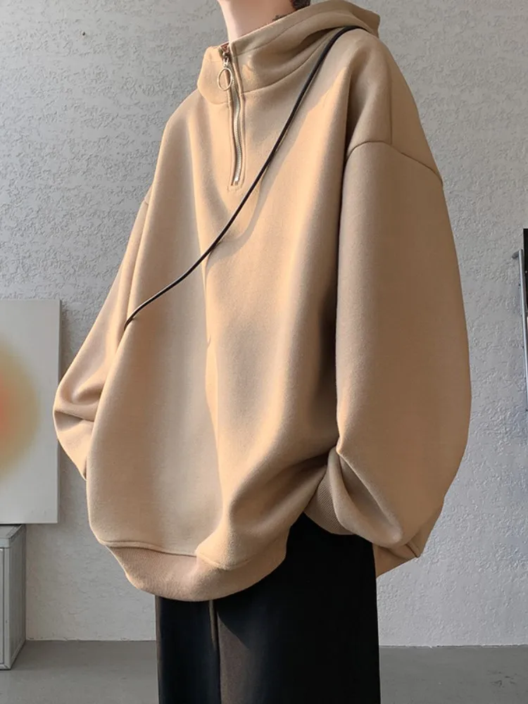 

Men's Hoodie Sweatirt Zipper Thiened Fce Autumn Winter New Sle Large Size Streetwear Casual Comfortable Outerwear