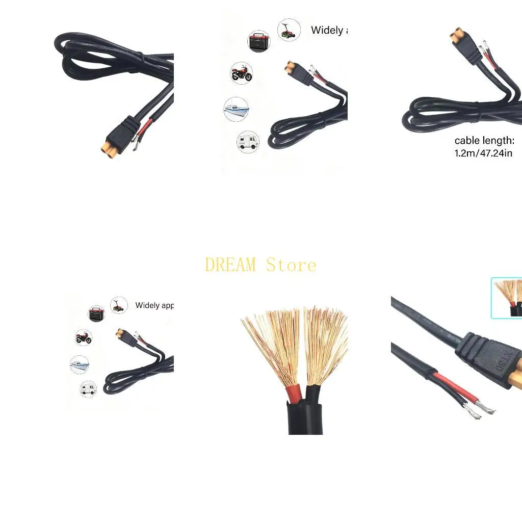 XT30 Female Wire Assembly 1.2M for FPV Aircraft and LED Tape Best Sale