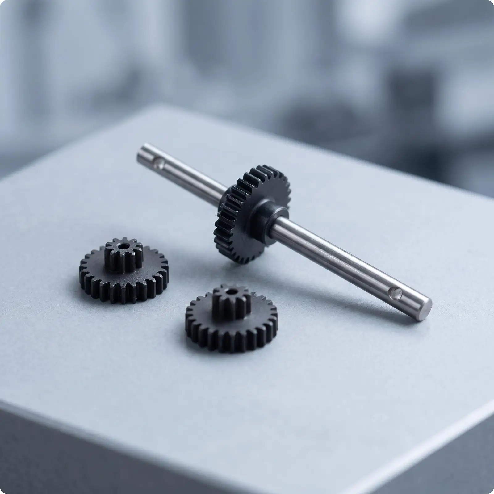 Metal Transmission Gear Component for 1/16 RC Car Drive Shaft Replacement Parts with Hardware Kit