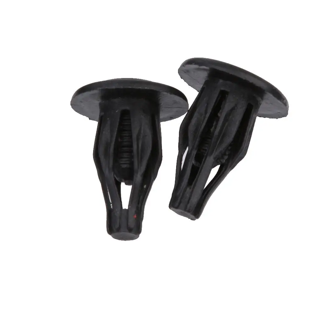 30pcs Plastic Push Type Fastener Retainer Clip for Honda 90505 SM4-003 Black