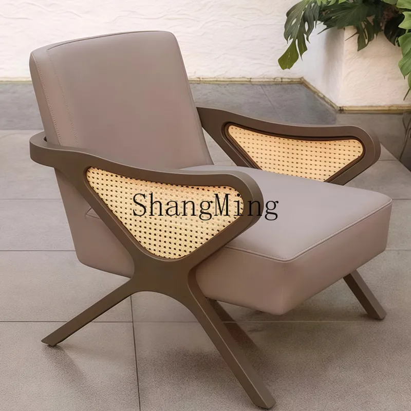 

SM new high-end leisure outdoor tables and chairs multi-purpose balcony rattan chair parasol