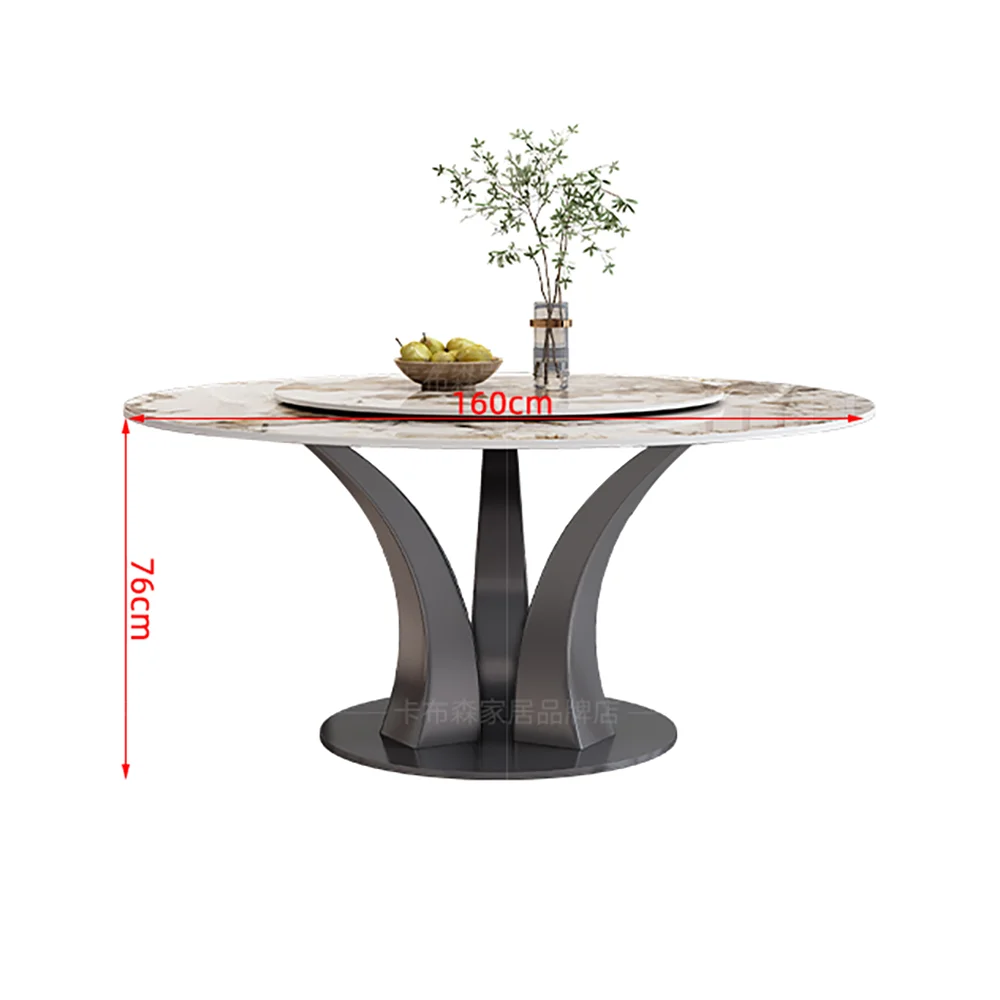 Table à manger minimaliste en marbre nordique, décoration européenne, meubles de maison modernes, luxe italien