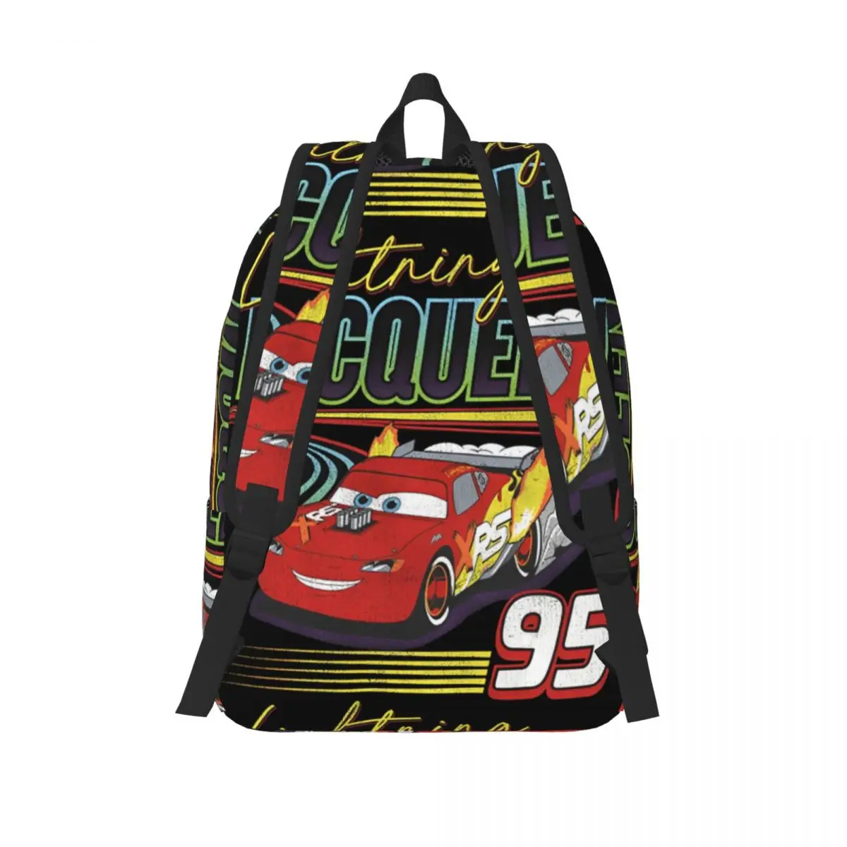 Lightning McQueen Cars 배낭 현대 배낭 소년 소녀 여행 인쇄 학교 가방 맞춤 배낭