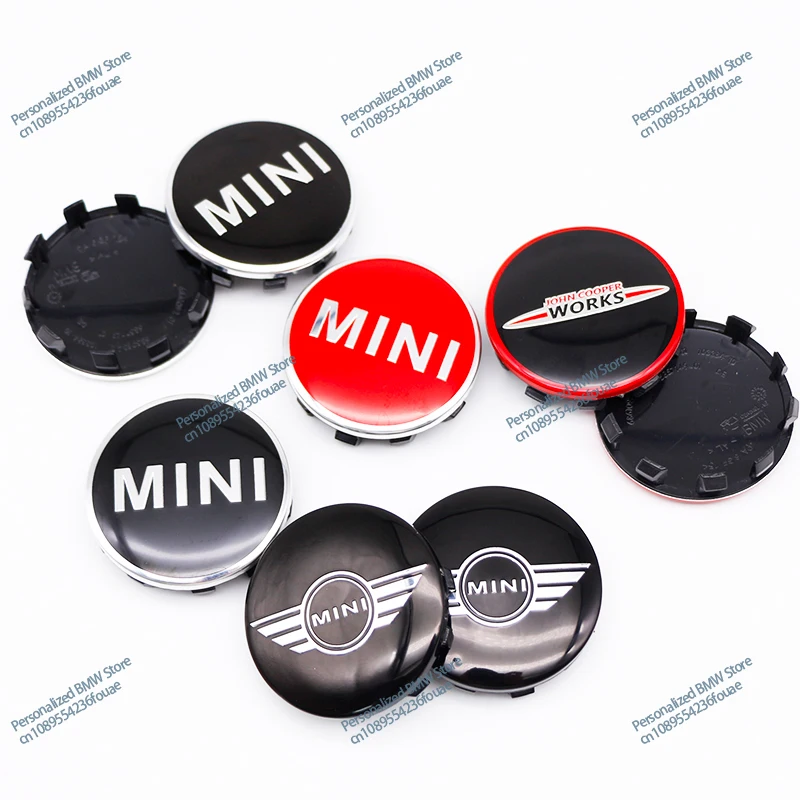 4Pcs 56mm Car Emblems Wheel Center Hub Cap Wheel Badge Cover For BMW MINI S One Countryman R50 R55 R56 R57 R58 R60 R61 Styling