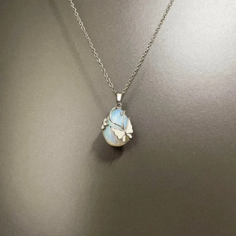

Gomggsale Butterfly water drops necklace-Vintage Jewelry