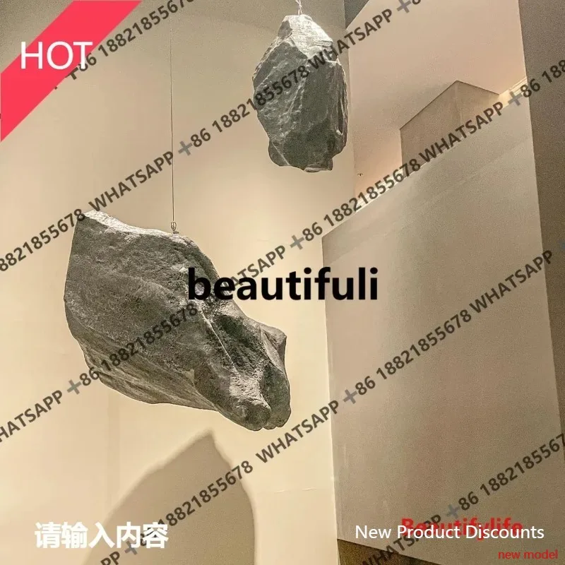 

Simulation landscape stone suspended hanging living room soft decoration art gallery sales department creative ornament