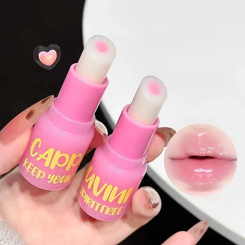 بلسم الشفاه الشفاف بالفواكه، مرطب للترطيب العميق، يقلل من خطوط الشفاه، العناية بالشفاه الأساسية #6