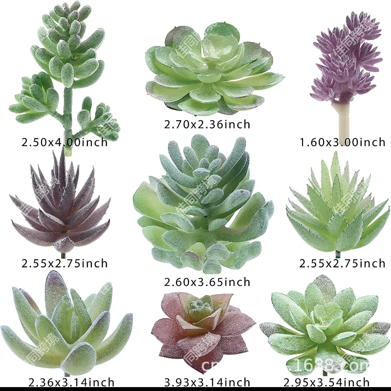 

Artificial Succulents, 18PCS Faux Plant Decoration, Assorted DIY Mini Succulent Plants, Home Office Decoration, Pot NOT Included