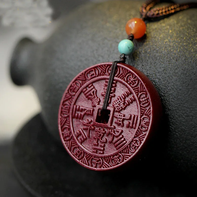 [Qing Dynasty Mountain Ghost Spending Money Gossip] Raw Ore Purple Gold Sand Pendant Gossip Copper Coin Sweater Chain