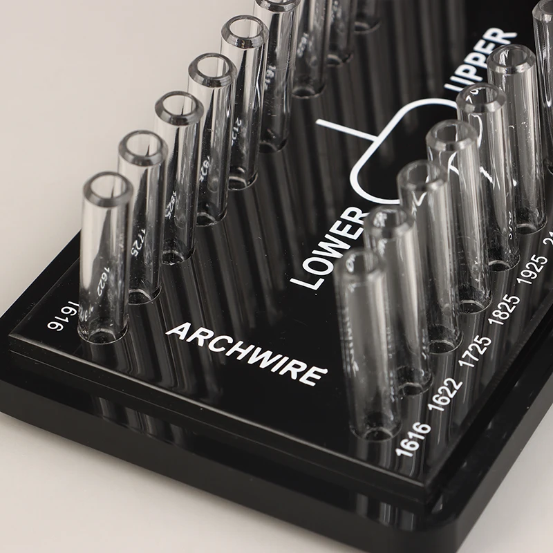 

Dental Acrylic Organizer Holder Ortho ArchWires Round/Rectangular Arch Wires Holder Case For Placing Wires Dentist Storage Box