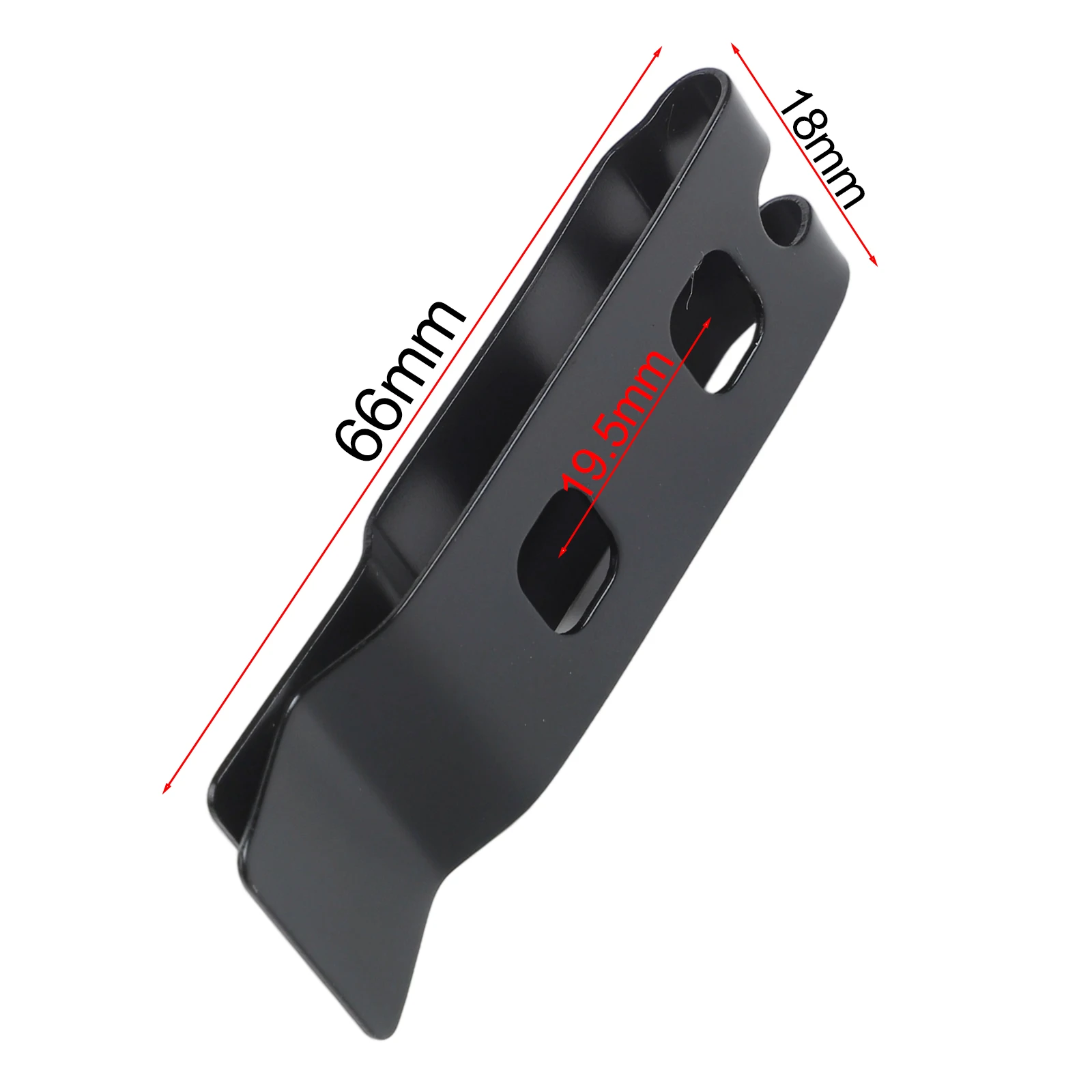 1set Iron Belt Clip Hook Stainless Steel Double Holes Spring Hook Buckle Clamp Waist Clip For Secure Attachment Camping Tool