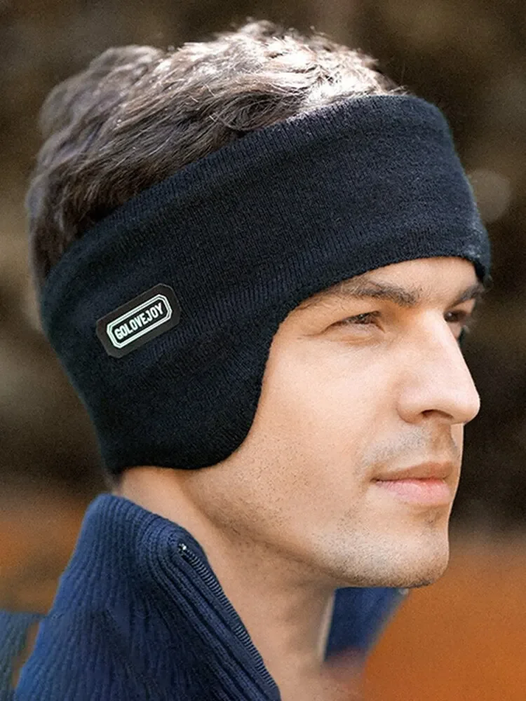 

Padded and thickened mens winter earwarmers to prevent cold and warm wind earmuffs