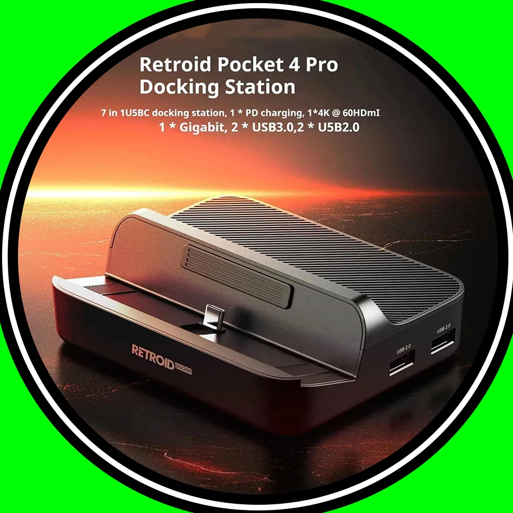Retroid Pocket 5 Docking Station For Retroid Pocket 4 Pro / Rp5 / Retroid Pocket Mini Game Console Dock Accessories Custom 15