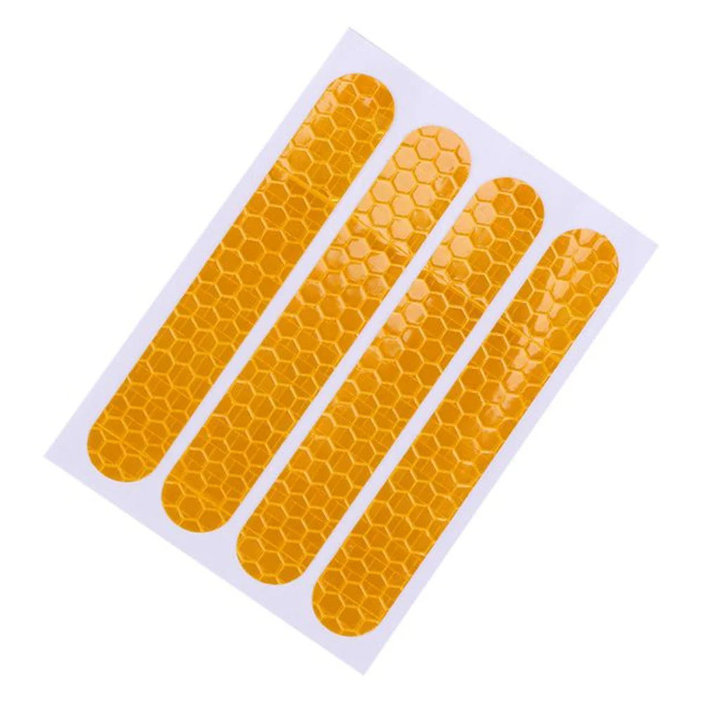 Front Rear Wheel Cover Protective Shell Reflective Sticker for Ninebot Max G30 Scooter Accessories 40PCS, Yellow