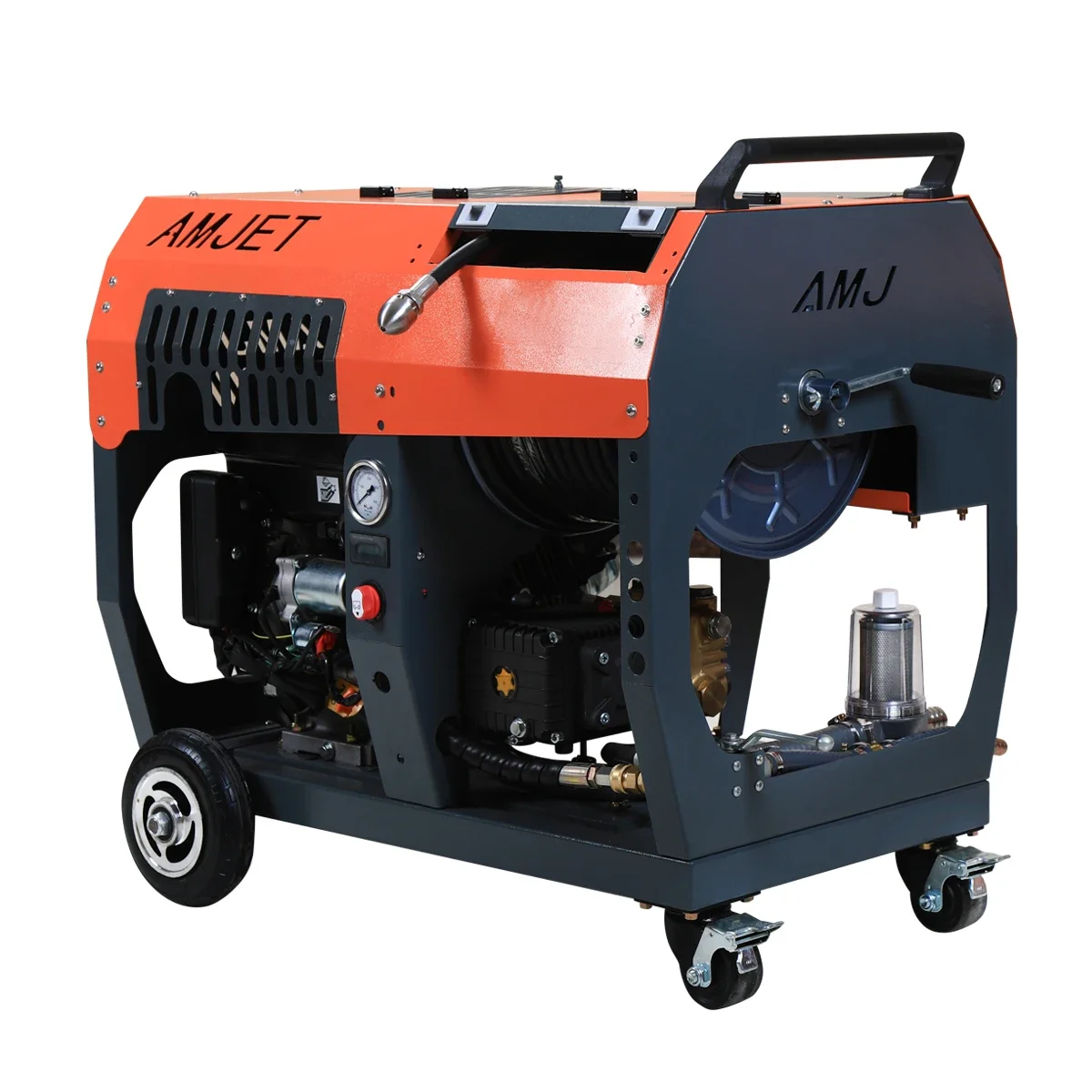 AMJ180Bar Pressure Washer 2900PSI High Pressure Cleaner Generator Gasoline Car Wash Machine