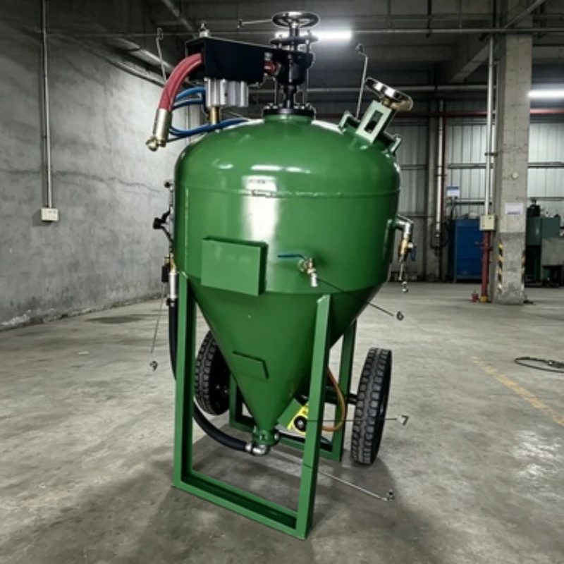 

Sand Blasting Machine With Roller For Large Workpiece Handling