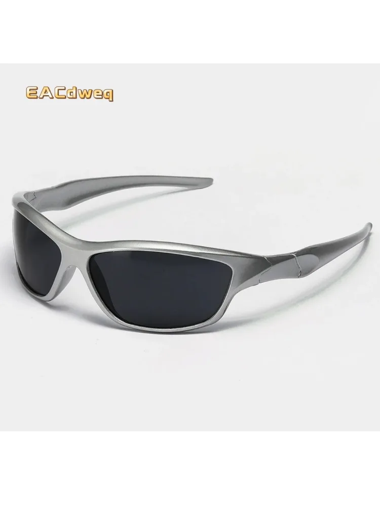 AliExpress NNYDEL New Silver Y2K Sunglasses Outdoor Cycling Sports Sun Glasses Women Vintage Shades Trendy Punk Goggle Eyewear Man Aesthetic
