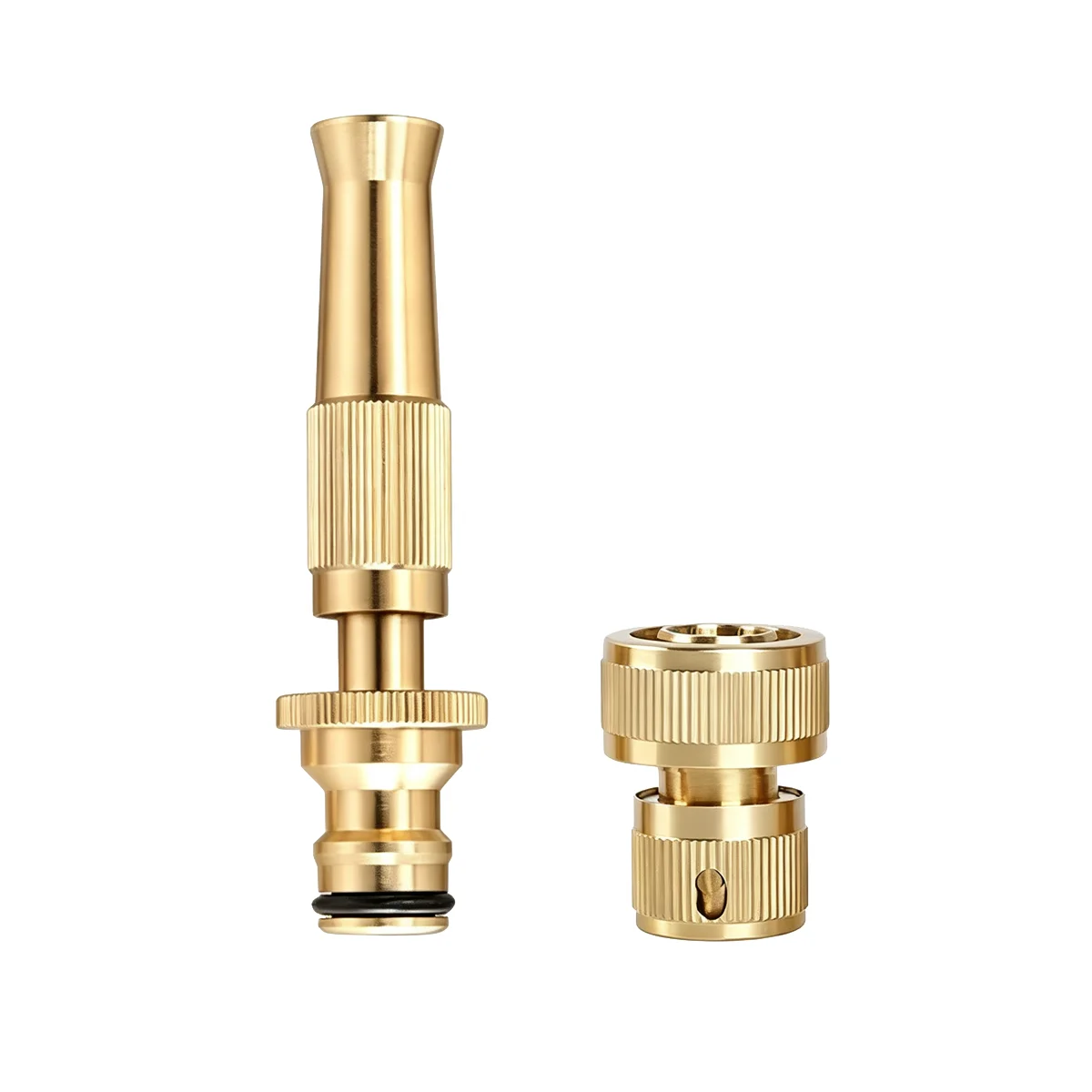 TOVIA Spray Nozzle Water Gun Brass High Pressure Direct Spray Sprinkler Quick Connector Home Garden Hose Adjustable Gun