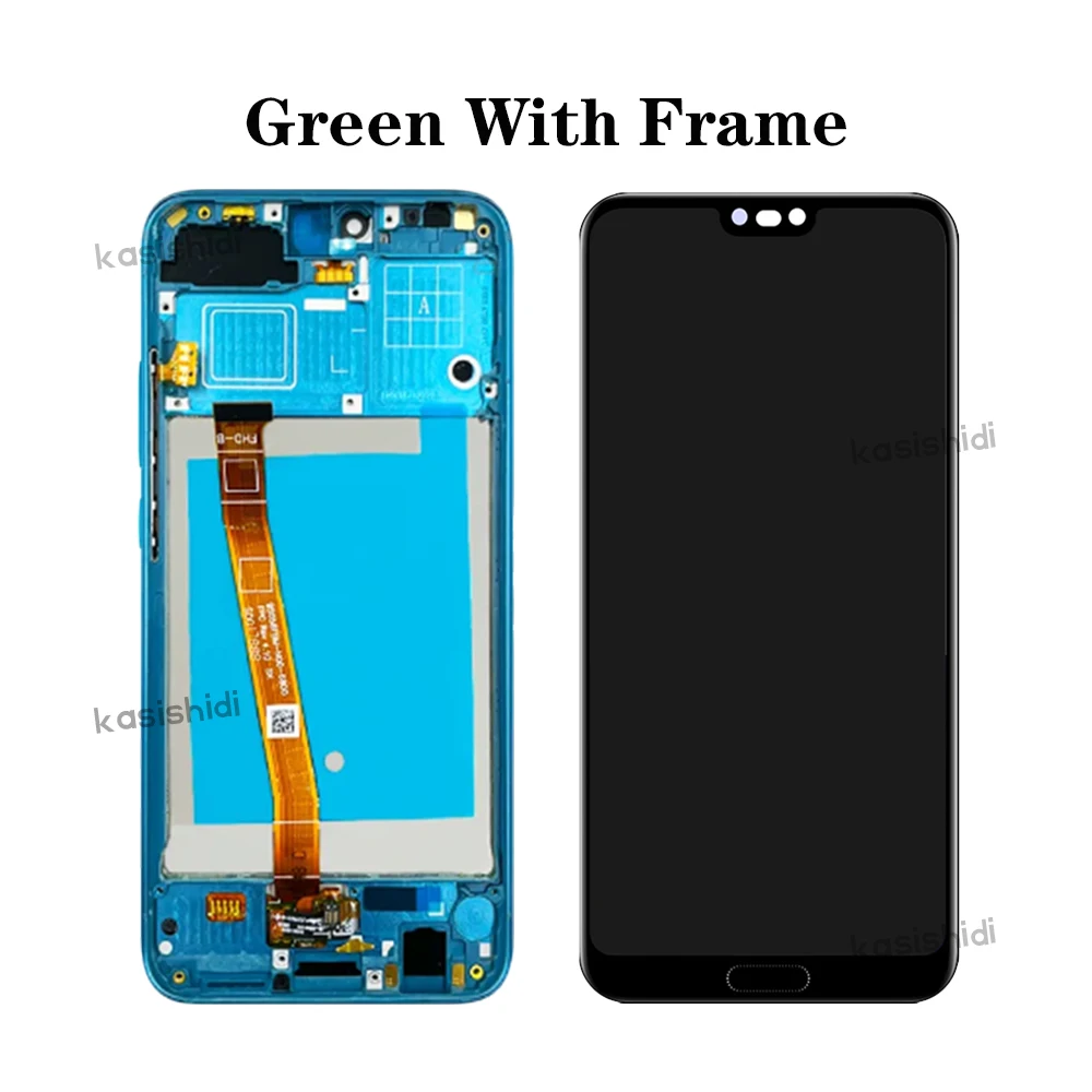 5.84\'\'LCD For Huawei Honor 10 Display with Fingerprint Touch Screen Digitizer Assembly Replace COL-AL10 COL-L29 L19 With Frame