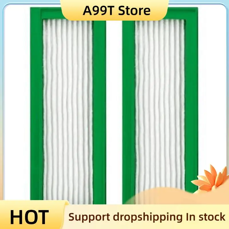 A99T Accessories Set For Vorwerk Kobold VR200 & VR300 Vacuum Robots - 6X HEPA Filters & 4X Side Brushes