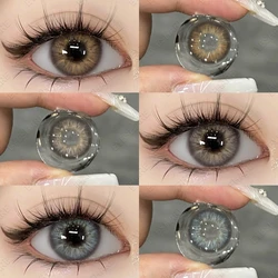 EYESHARE 1pair Natural Color Contact Lenses for Eyes Brown Contacts Gray Lenses Fashion Lenses Blue Eyes Contacts Lenses