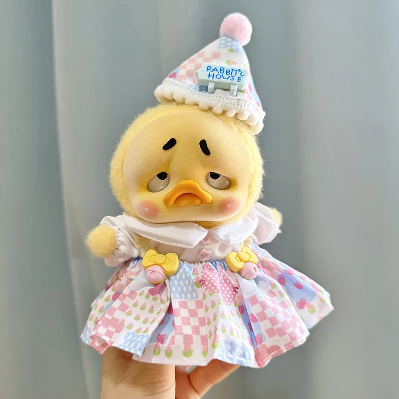 Annoying Duck Skirt For 15cm Upset Duck Clothing Plush Cute Baby Clothes Accessories Small Yellow Duck Doll Clothes