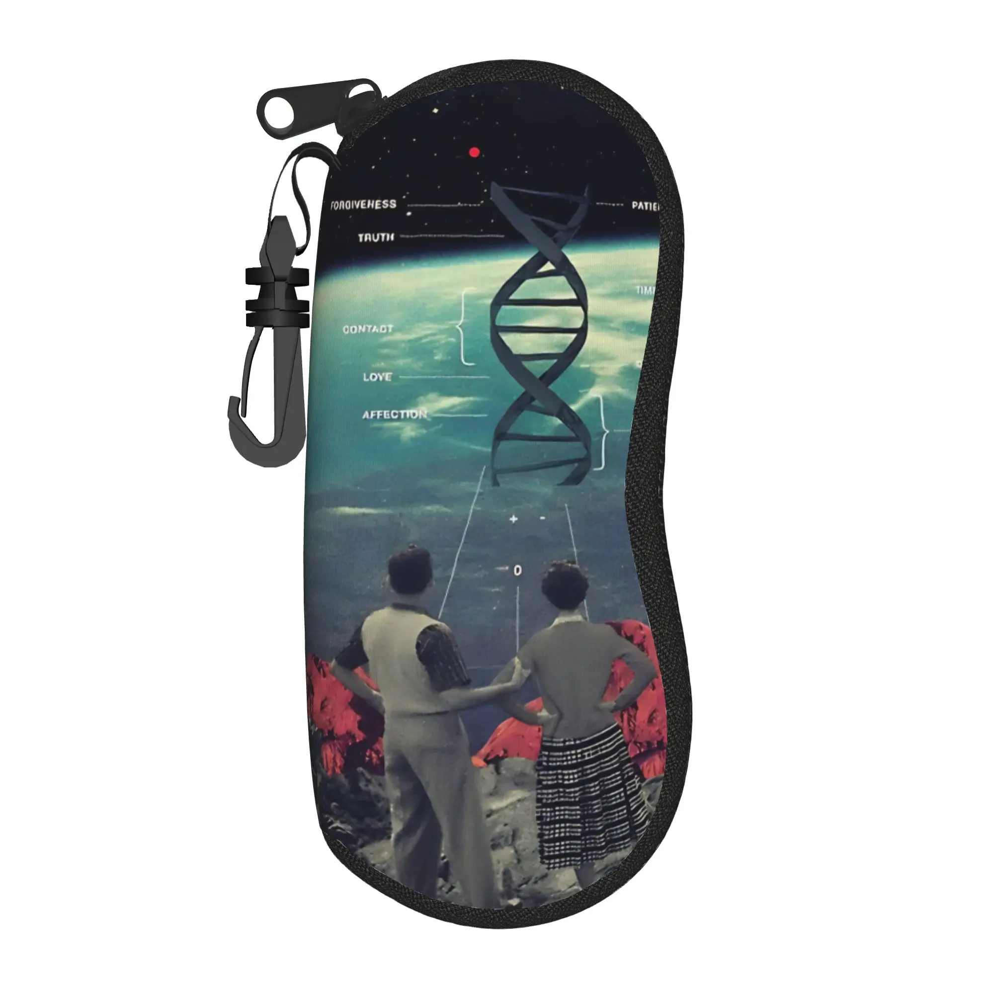 Mountain Morning  Glasses Case Cover  Key Chain Sunglasses Case Cute Convenient Eyeglass Cases Cover Unisex Eyewear Box