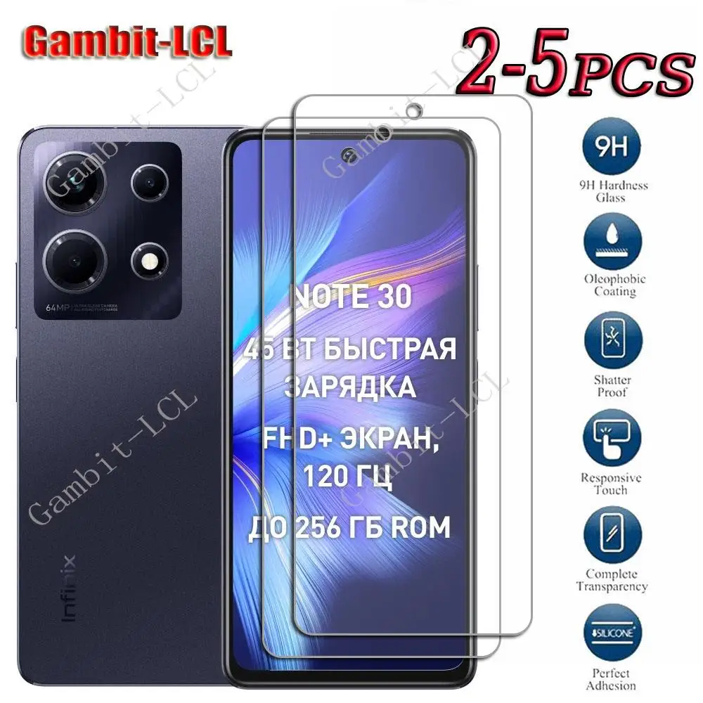 9H オリジナル強化ガラス Infinix Note 30 4G 5G 6.78 "InfinixNote30 Note30 X6711 X6716B スクリーンプロテクターカバーフィルムカバー