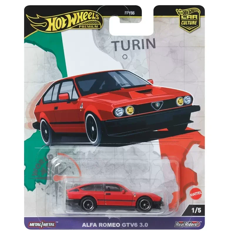 Original Hot Wheels Car Culture World Tour Premium Models Audi Volkswagen Golf Audi Alfa Toyota Supra Boys Toys 1/64 Automobile