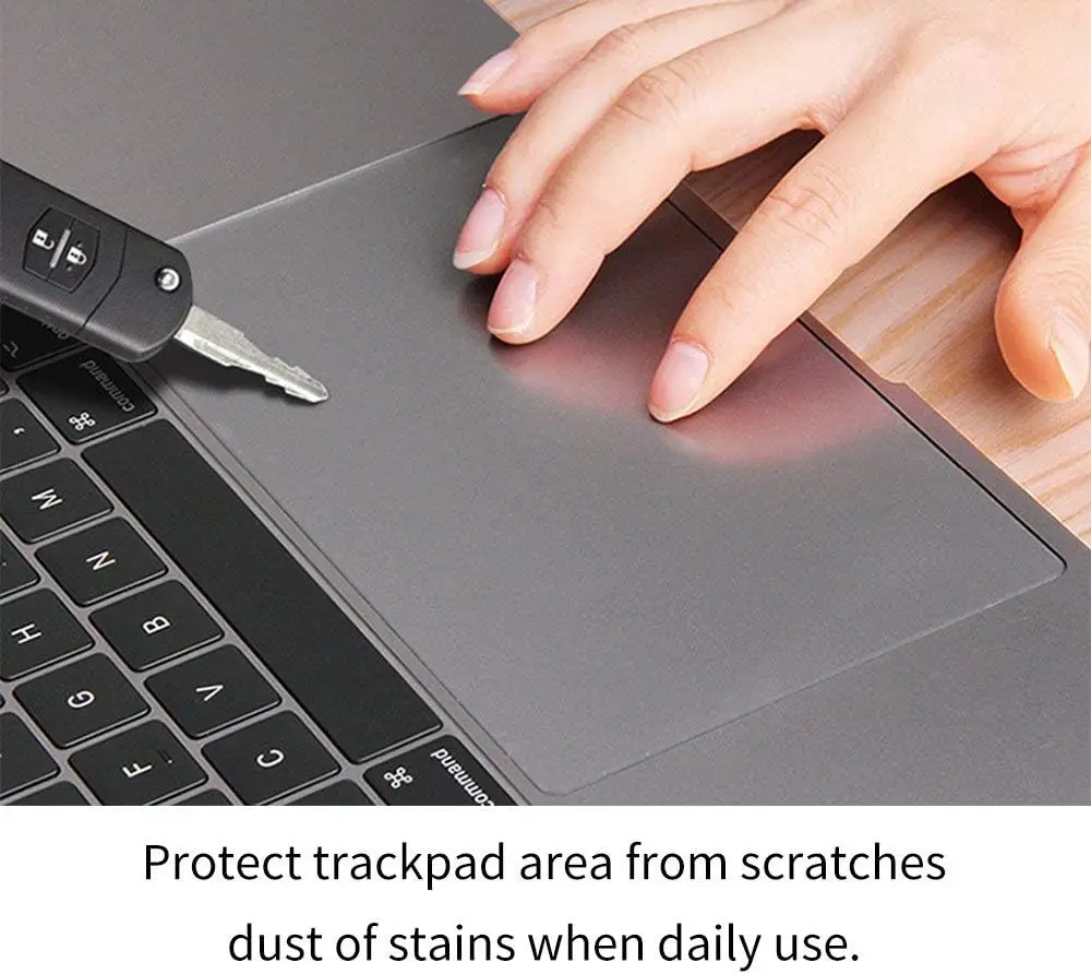 2 uds Trackpad Protector cubierta para 2024 2023 2022 2021 Apple MacBook Pro 16 A3403 A3186 A2485 A2991 M4 M3 Pro/Max Clear Anti Scra