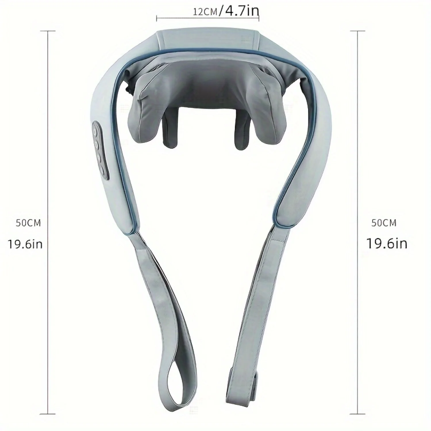 Masajeador de cuello Shiatsu - Almohada de masaje calentada 3D recargable