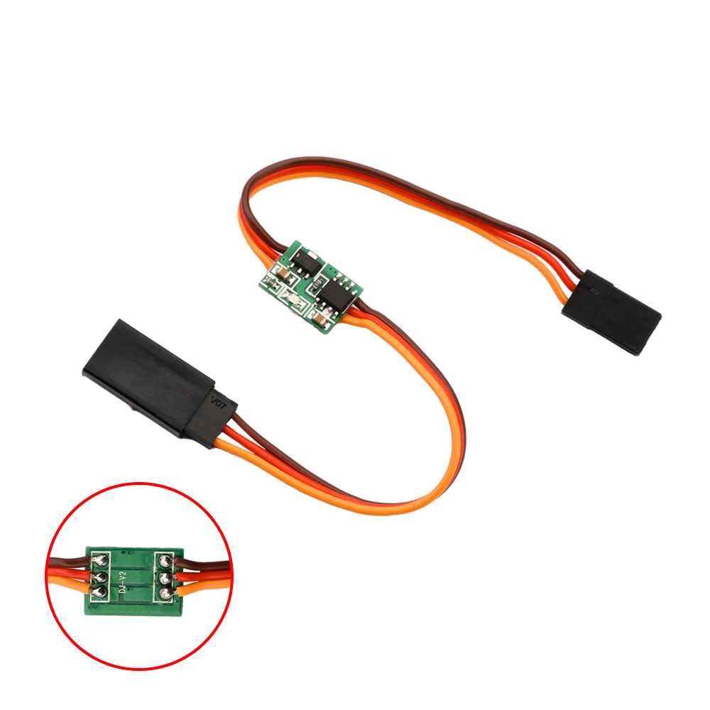 Universal 4 ~ 6V / 3.6V ~ 24V Servo Inverter Signal for Rc Servo for JR Futaba Plane V-tail Wire for RC Car Helicopter Drone