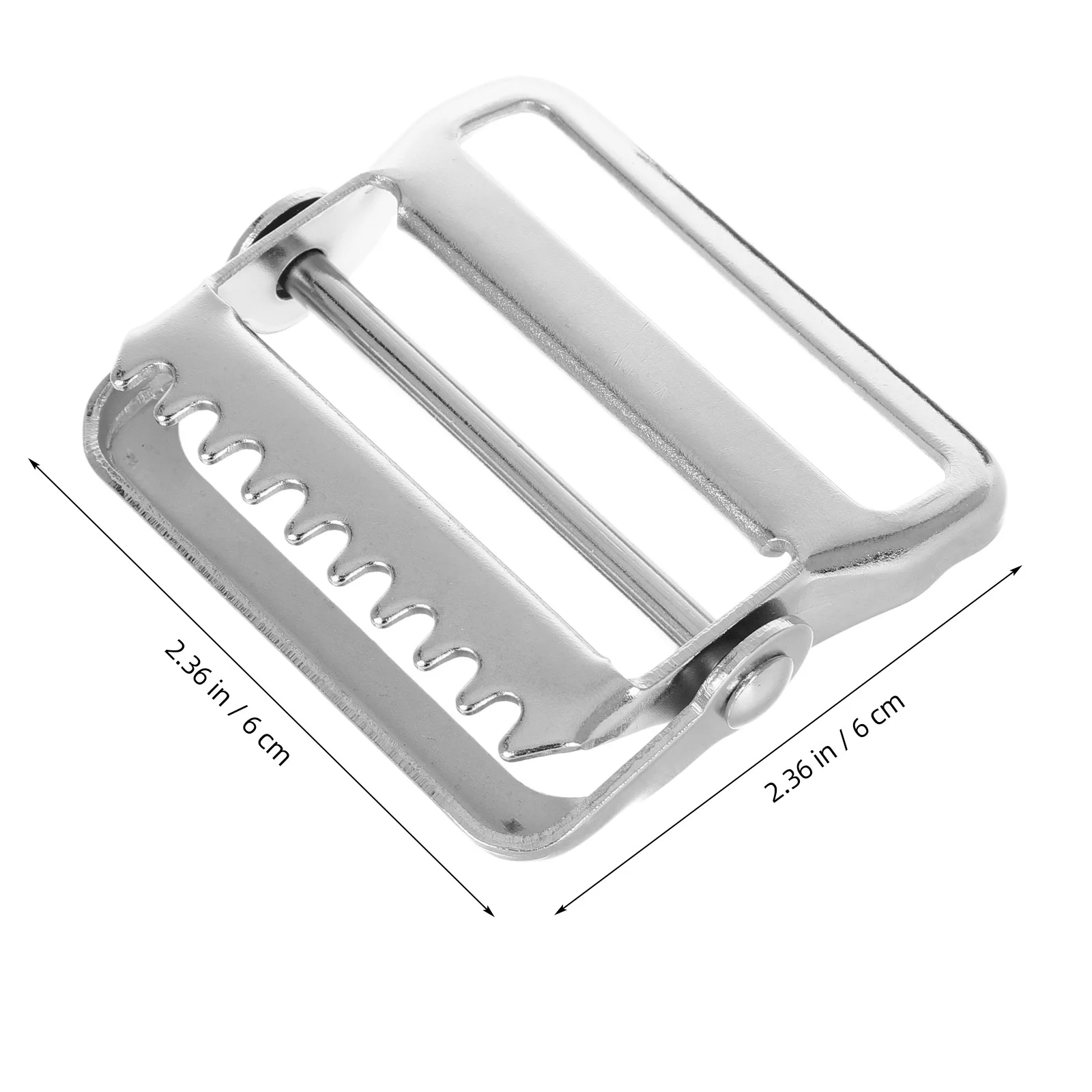 5pcs Metal Buckle For Belts Webbing Clip Adjustable Strap Fastener Replacement Slide Ladder Locking Hardware Iron Adjuster For