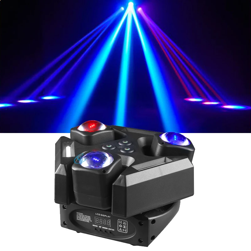 LED 150W Bar DJ Moving Head Lights Stage Disco DJ Rotating Strobe Effect Light DMX 512 For Party Holiday Event