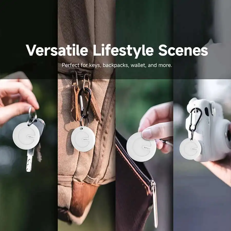 جهاز تعقب Mili Mitag Go المتوافق مع البلوتوث لجهاز Android Item Finder يعمل مع Google Find My Device