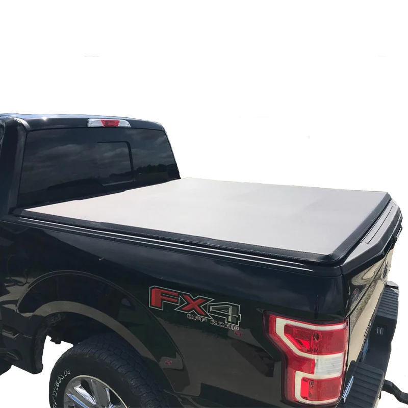 Custom pick up truck Soft vinyl Tri Fold tonneau cover for 15-20 Ford F150 5.5 ft truck bed  tonneau covers