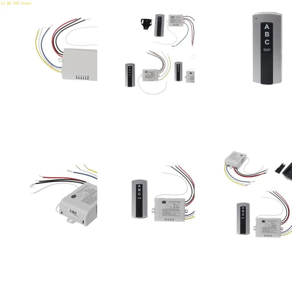 W3JE 3-Way Wireless Flight Switch & Metsiver Remote Control Lighting Lipsust No WiFi
