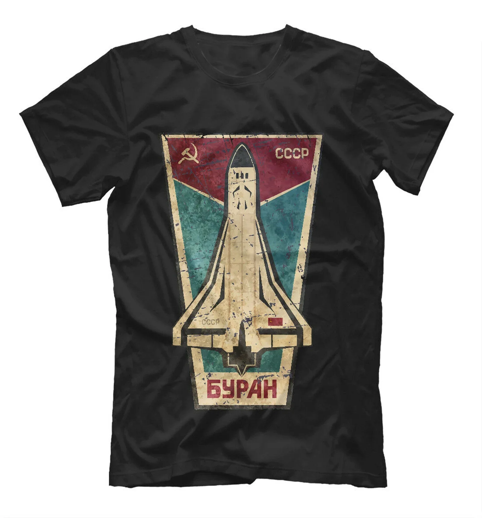 

Soviet Space Programm CCCP Russia Buran Space Shuttle T-Shirt. Summer Cotton Short Sleeve O-Neck Mens T Shirt New S-3XL